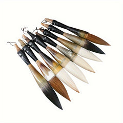 Calligraphy Brush Set Wolf Hair Panda Ink Painting Wood Handle