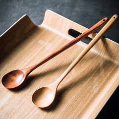 1pc Lengthened Wooden Stirring Spoon Random