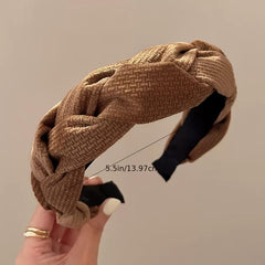 Solid Sponge Headband Girls Hairband Headwear Women's Hair Accessories