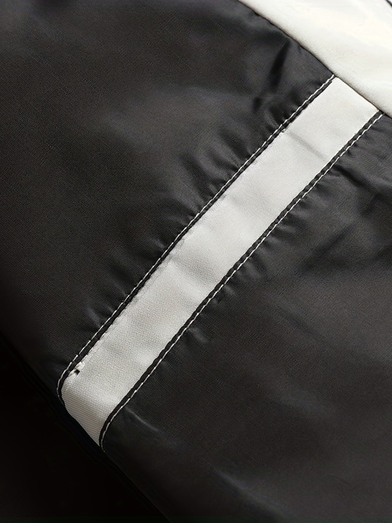 Men's Casual Snake Pattern Windbreaker Jacket Coat