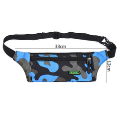 Camouflage Fanny Pack Travel Bum Bag Money Waist Belt
