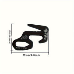 Aluminum Alloy Hook Rope Tightener for Camping and Outdoor