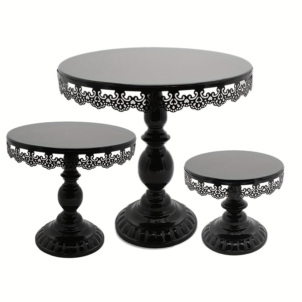 Round Pedestal Dessert Holder Cupcake Display Rack for Birthday Wedding Party