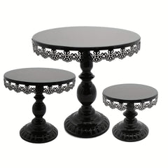 Round Pedestal Dessert Holder Cupcake Display Rack for Birthday Wedding Party