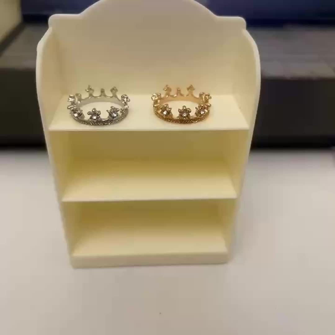 Dollhouse Crown Set with Crystal Diamonds - Halloween Decor