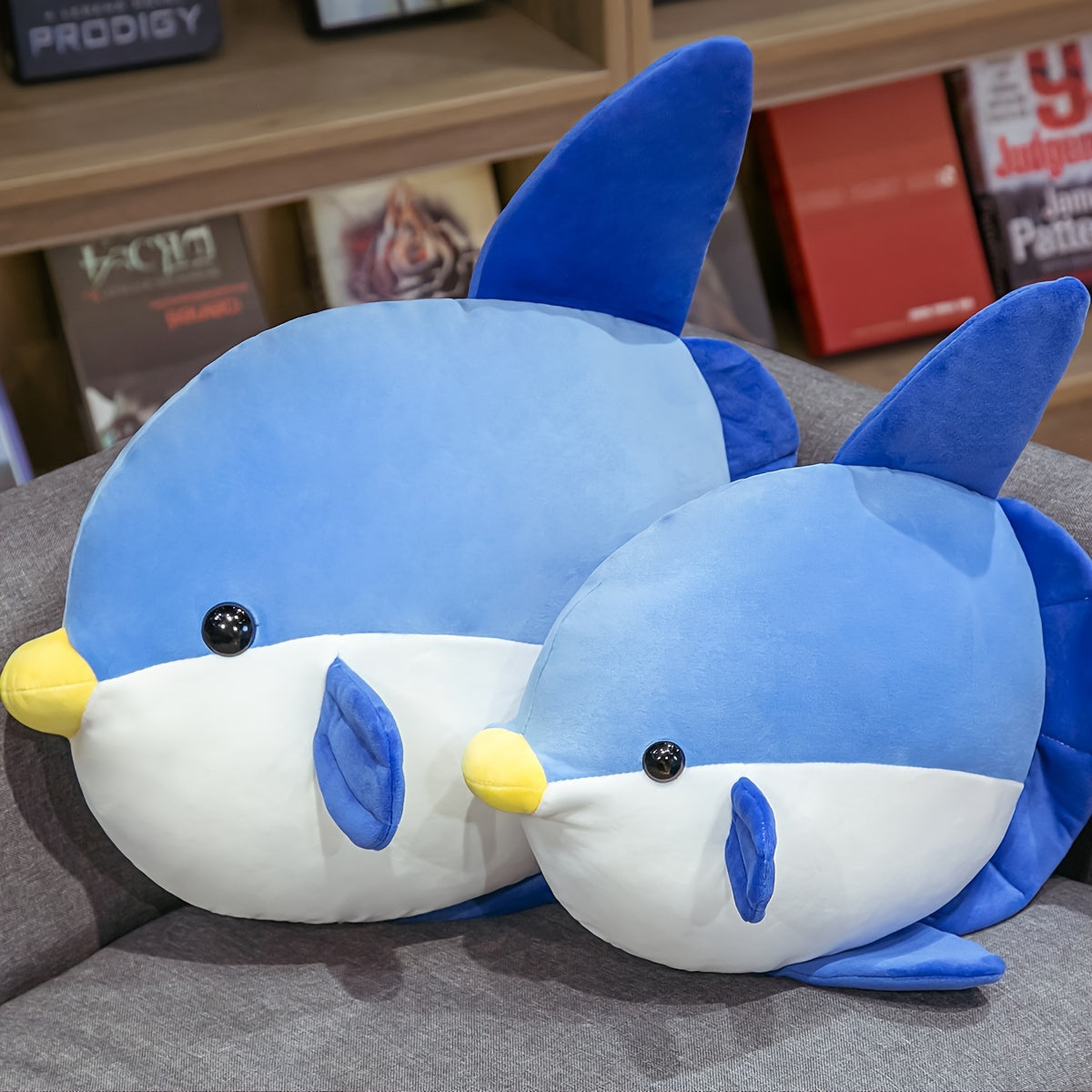 Sunfish Plush Toy Soft Stuffed Fish Tropical Ocean Series