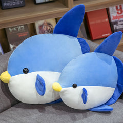 Sunfish Plush Toy Soft Stuffed Fish Tropical Ocean Series