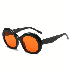 Y2K Round Sunglasses Tinted Lens Photo Booth Props Glasses UV400