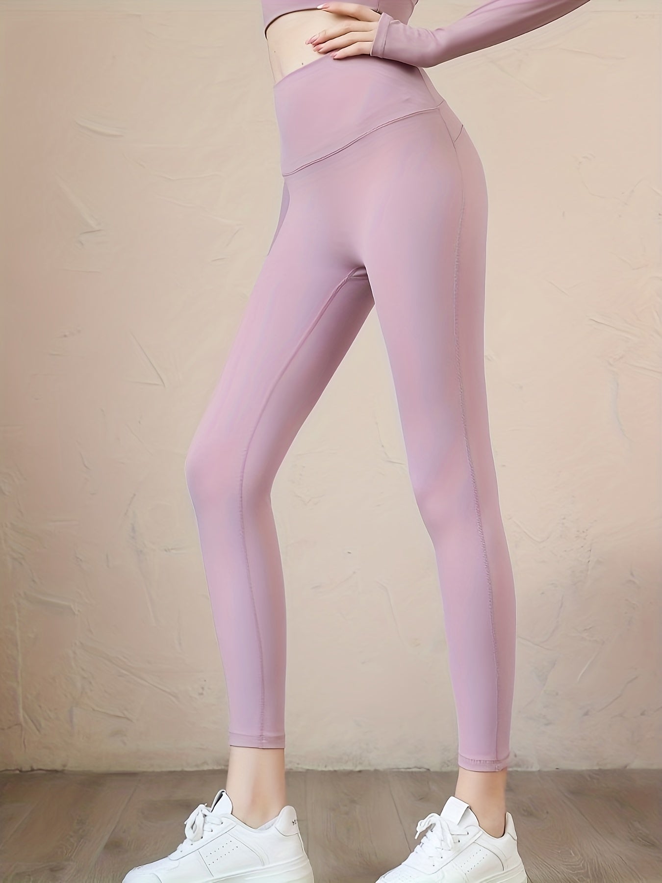 High Waist Slimming Yoga Leggings Quick Drying Butt Lifting Seamless Yoga Pants