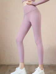 High Waist Slimming Yoga Leggings Quick Drying Butt Lifting Seamless Yoga Pants
