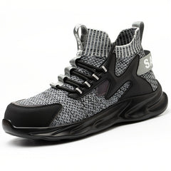 Men's Steel Toe Work Safety Shoes Puncture Proof Anti skid Work Sneakers