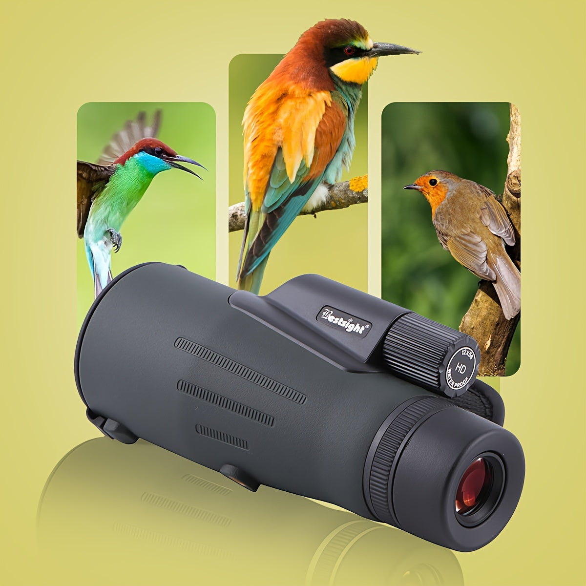 12x56 Monocular Telescope with Tripod for Adults - High Power HD Monocular