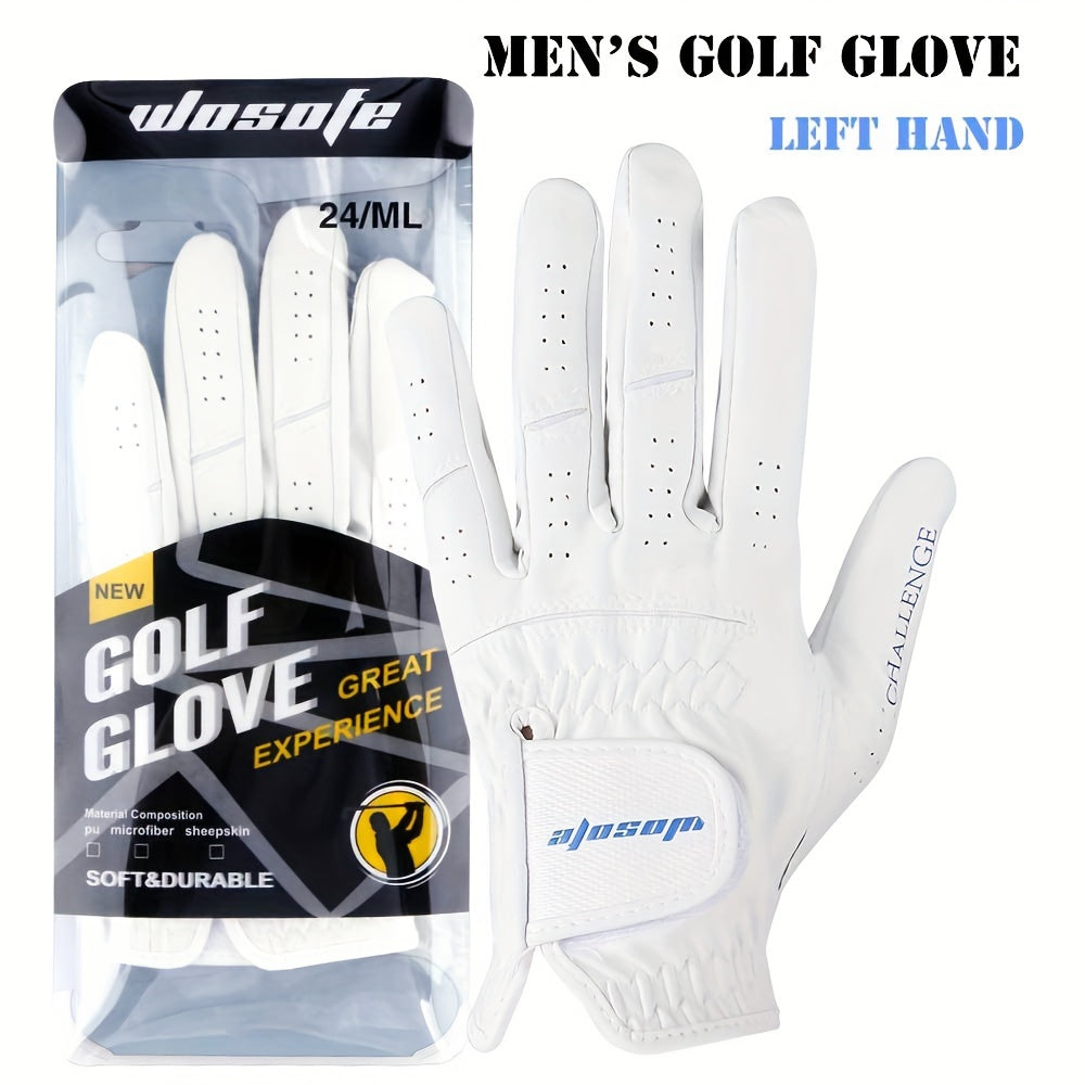 1pc Anti Slip Golf Glove Left Hand Breathable Comfortable Outdoor Training