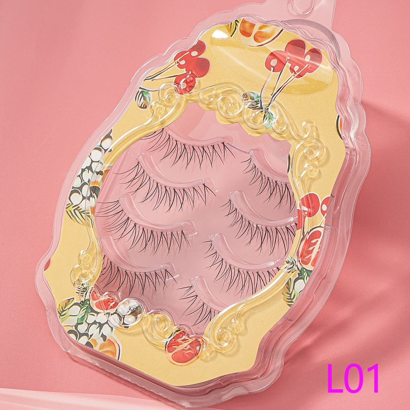 Natural Soft Anime Eyes False Lashes 4 Pairs