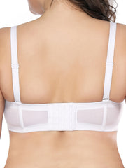  Solid Strapless Back Closure Push Up Bra