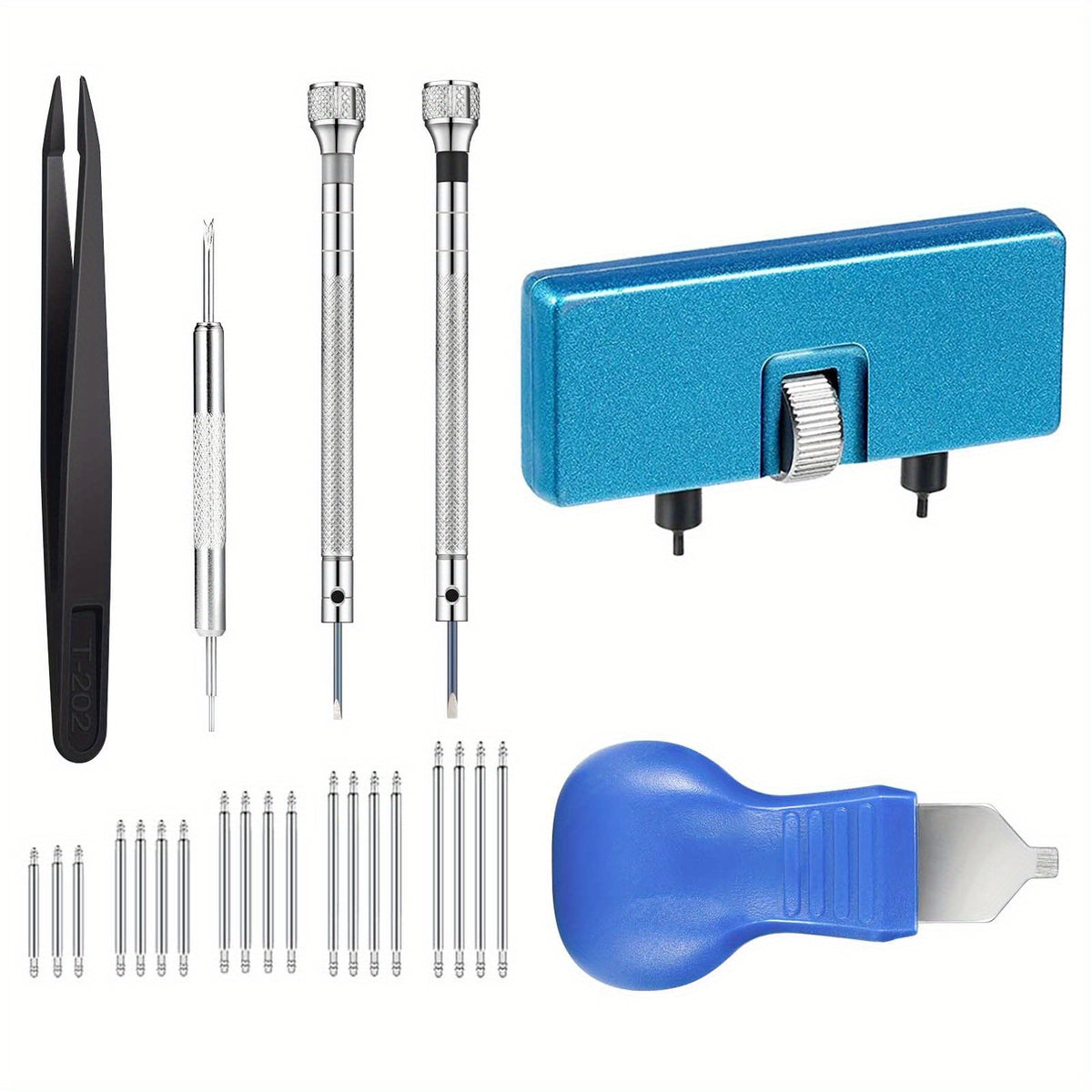Watch Repair Tool Kit Watch Case Opener Back Remover Holder 26pcs