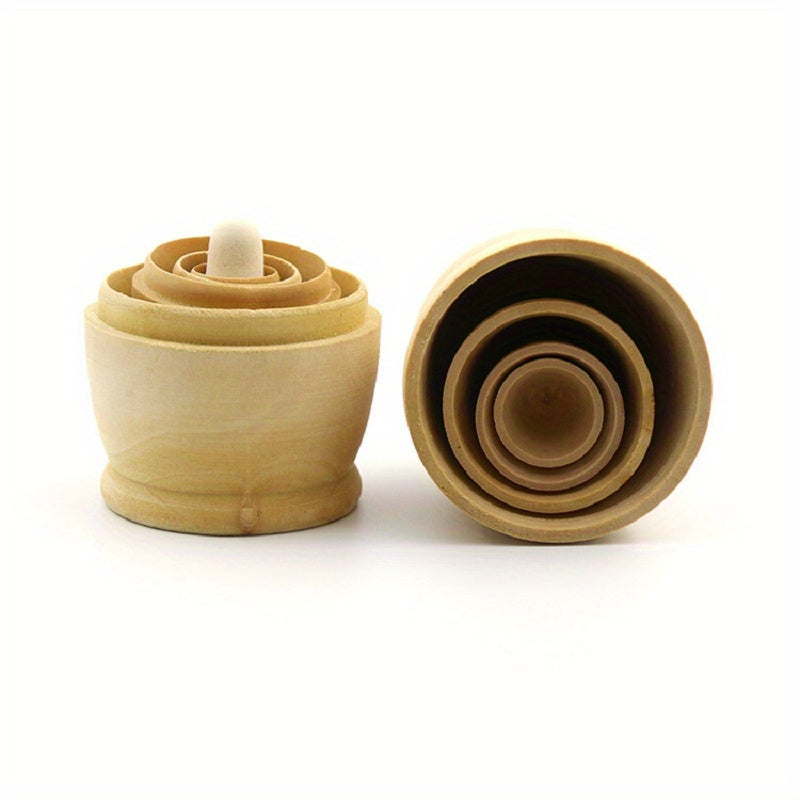 5-Piece Nesting Dolls for Christmas, Mother's Birthday, and More
