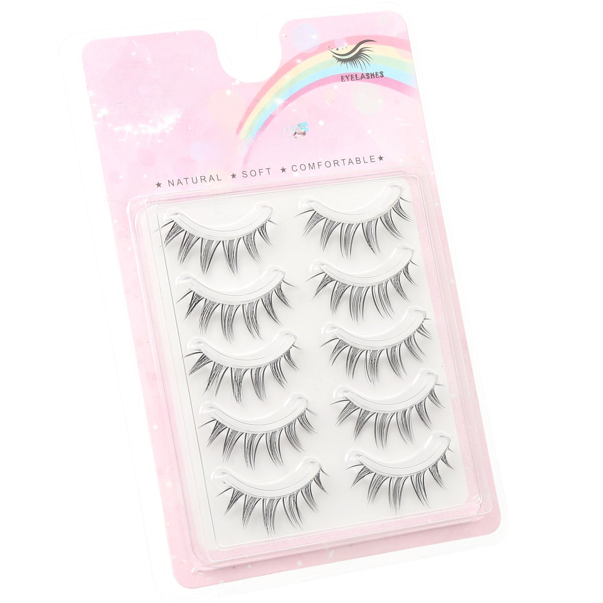 Anime Cosplay False Eyelashes 3D Wispy Japanese Style Manga Lashes