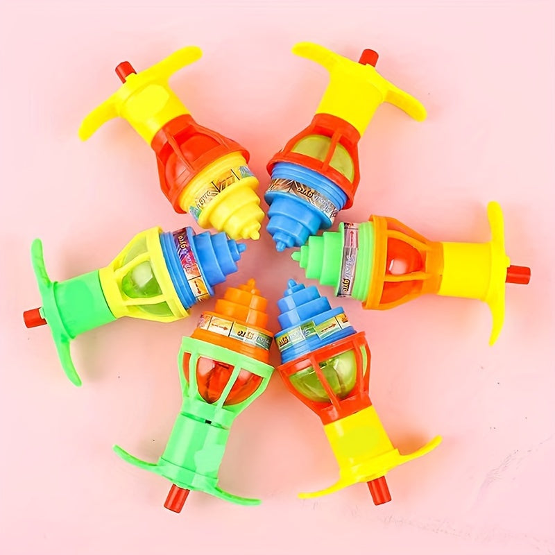 2pcs LED Flash Spinning Toys Glow Spinning Top Party Supplies