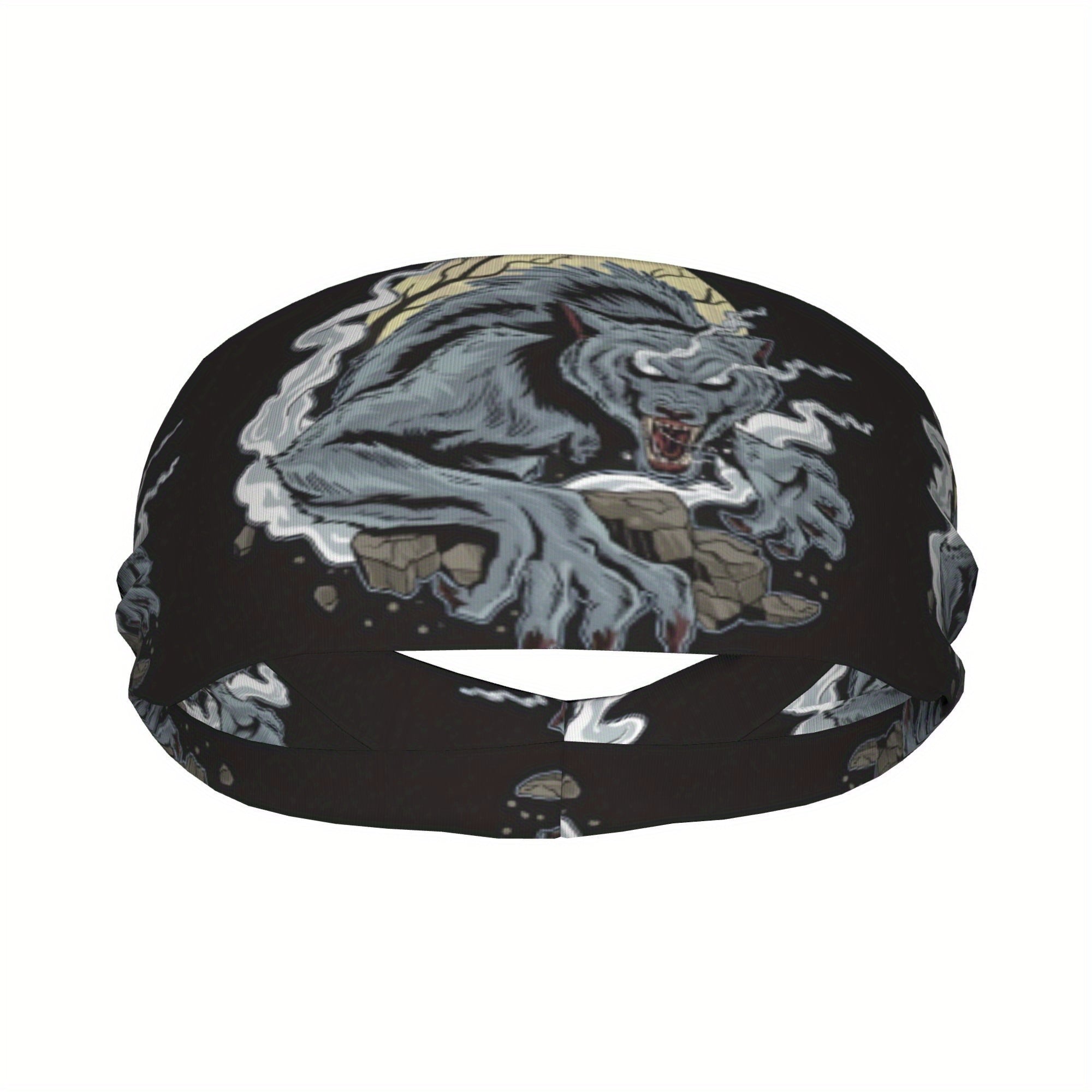 Werewolf Unisex Sports Headband - Sweat Wicking Stretchy Polyester