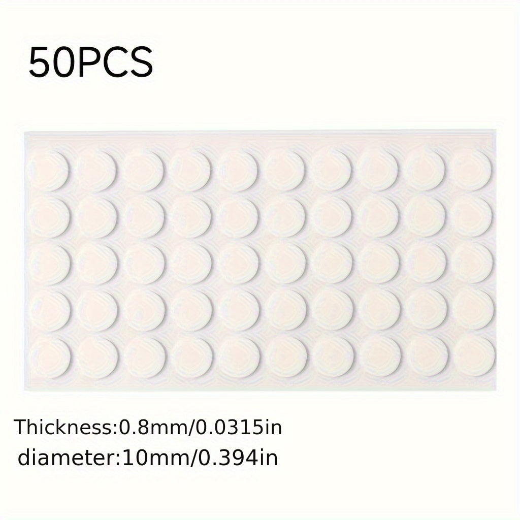 50pcs Strong Transparent Double Sided Tape with Acrylic Adhesive