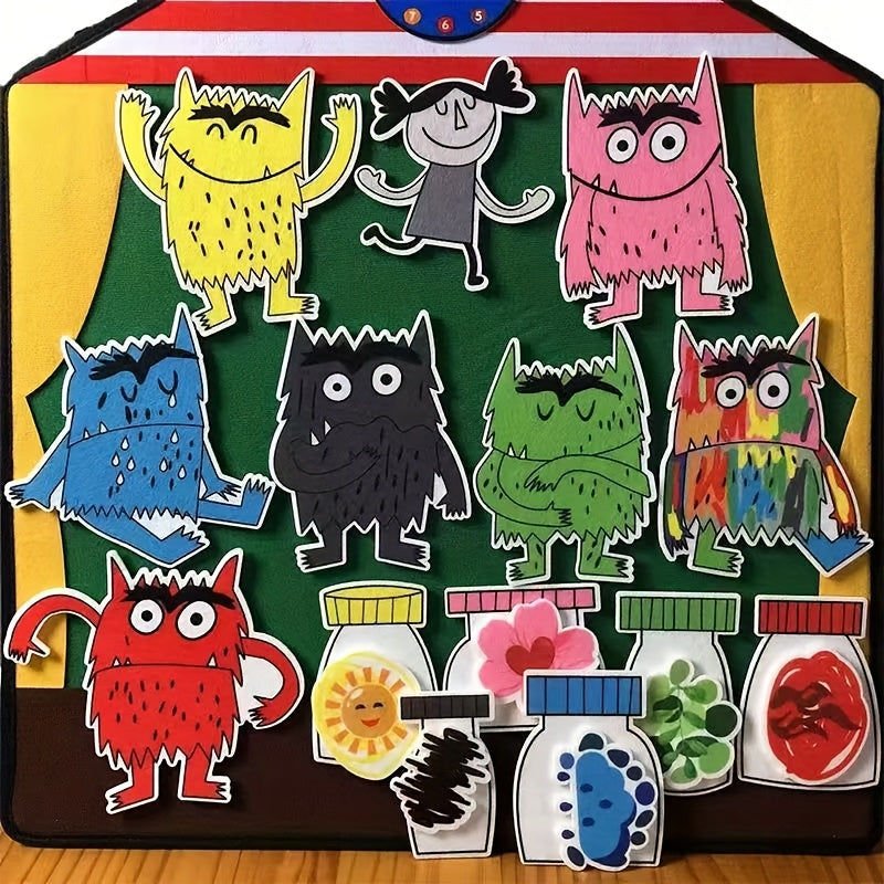 Emotional Monster Felt Board Teacher's Kit