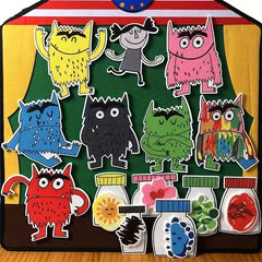 Emotional Monster Felt Board Teacher's Kit