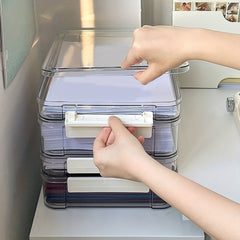 File Storage Box - 12 Pack, Letter Size, Collapsible, Grey