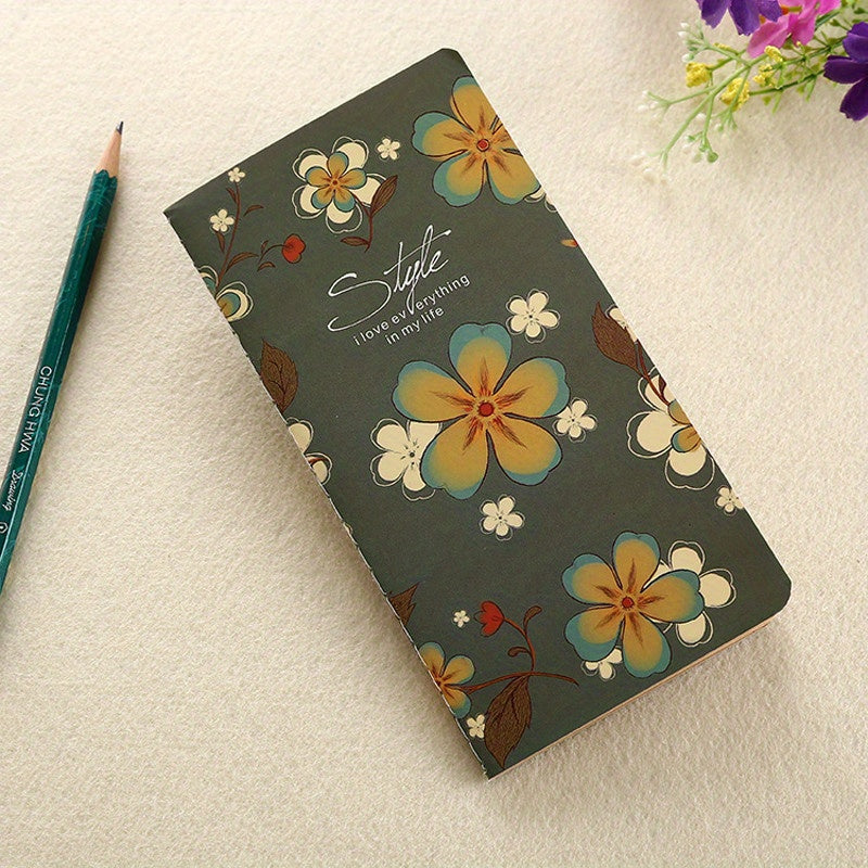 Vintage 48K Car Line Book Small Journal Notepad