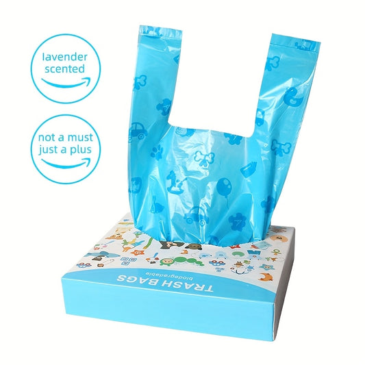 100pcs Disposable Diaper Storage Bag Travel Urine Collection Outing Bag