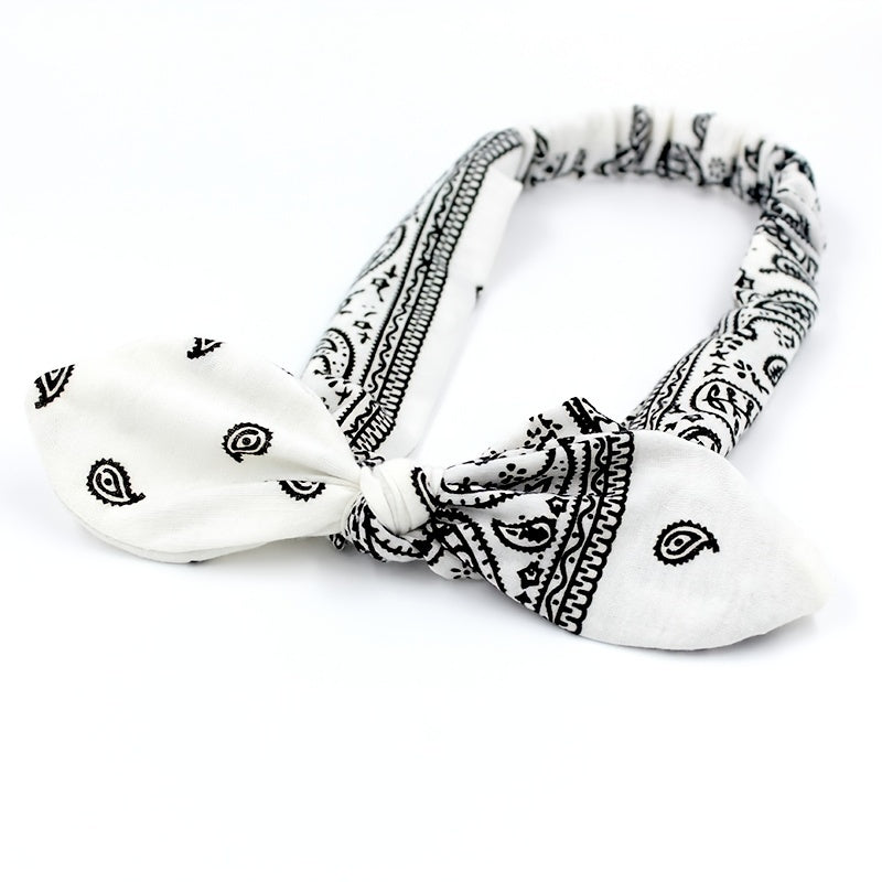 Vintage Boho Cross Knot Elastic Hairbands Non Slip Headbands