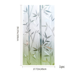Bamboo Privacy Window Film for Privacy and UV Protection