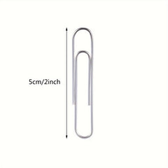 80pcs Large Paper Clips 5.08 Cm Jumbo Paper Clip for Office School