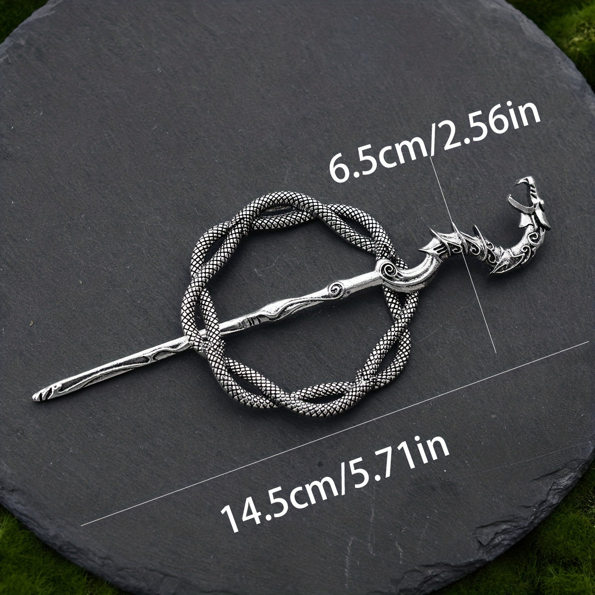 Ouroboros Hair Stick Metal Hairpin Retro Style Hair Accessories