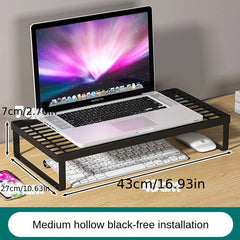 Desktop Computer Riser Laptop Stand Grill