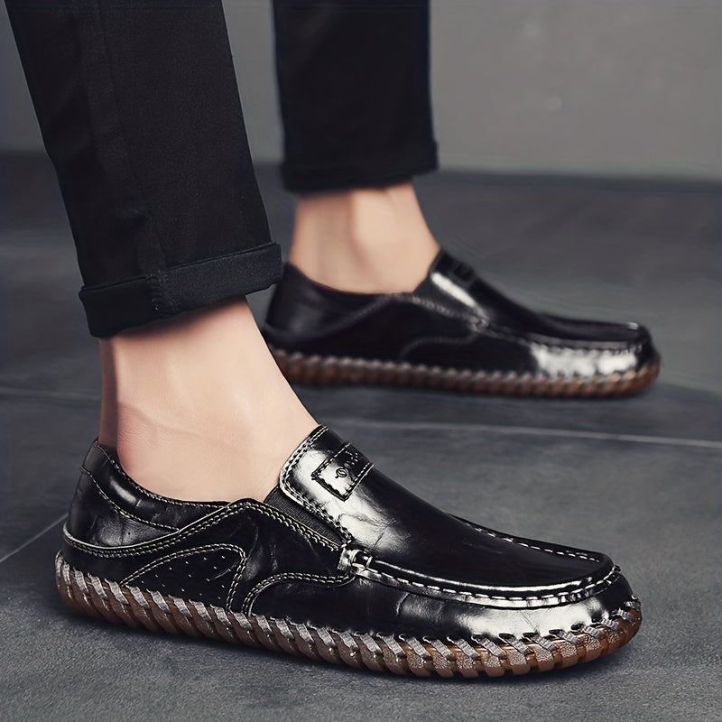 CLOHOO Soft Sole Loafers Men's Slip On Dress Shoes