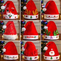 Creative Christmas Hat Cartoon Antlers Christmas Gift Daily Party Supplies