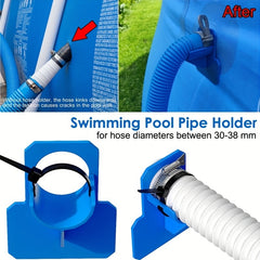 Swimming Pool Pipe Holder Mount Supports Pipes Glue Water Accessories Hose
