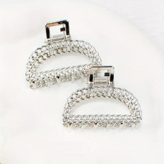 Metal Hollow Hair Claw Ponytail Holder for Women