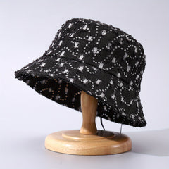 Sequin Decor Bucket Hat Lightweight Beach Basin Hat Unisex Hip Hop