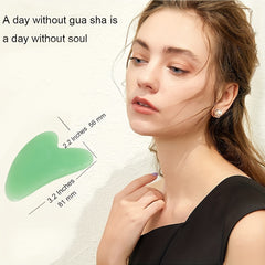 Heart Shape Gua Sha Massage Tool For Face Scraping