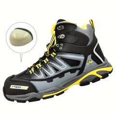 Men's Steel Toe Non Slip Work Safety Boots Wear resistant Shoes