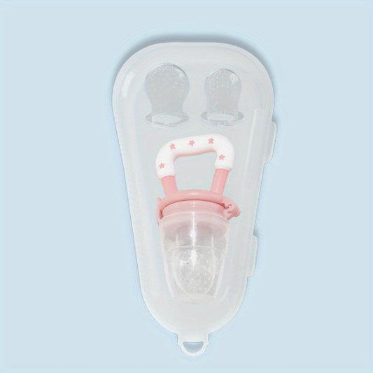 5-Piece Baby Food Feeder Set for Fresh Fruits, Vegetables, Teething Relief