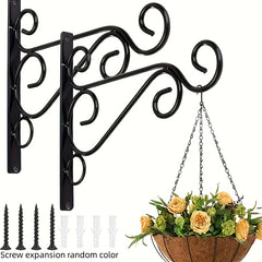 2pcs Hanging Plant Holder 24 99 Cm Wall Hook Bracket for Bird Feeder Lantern