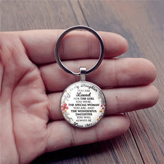 Vintage Bag Keychain English Keychain Necklace for Boys and Girls