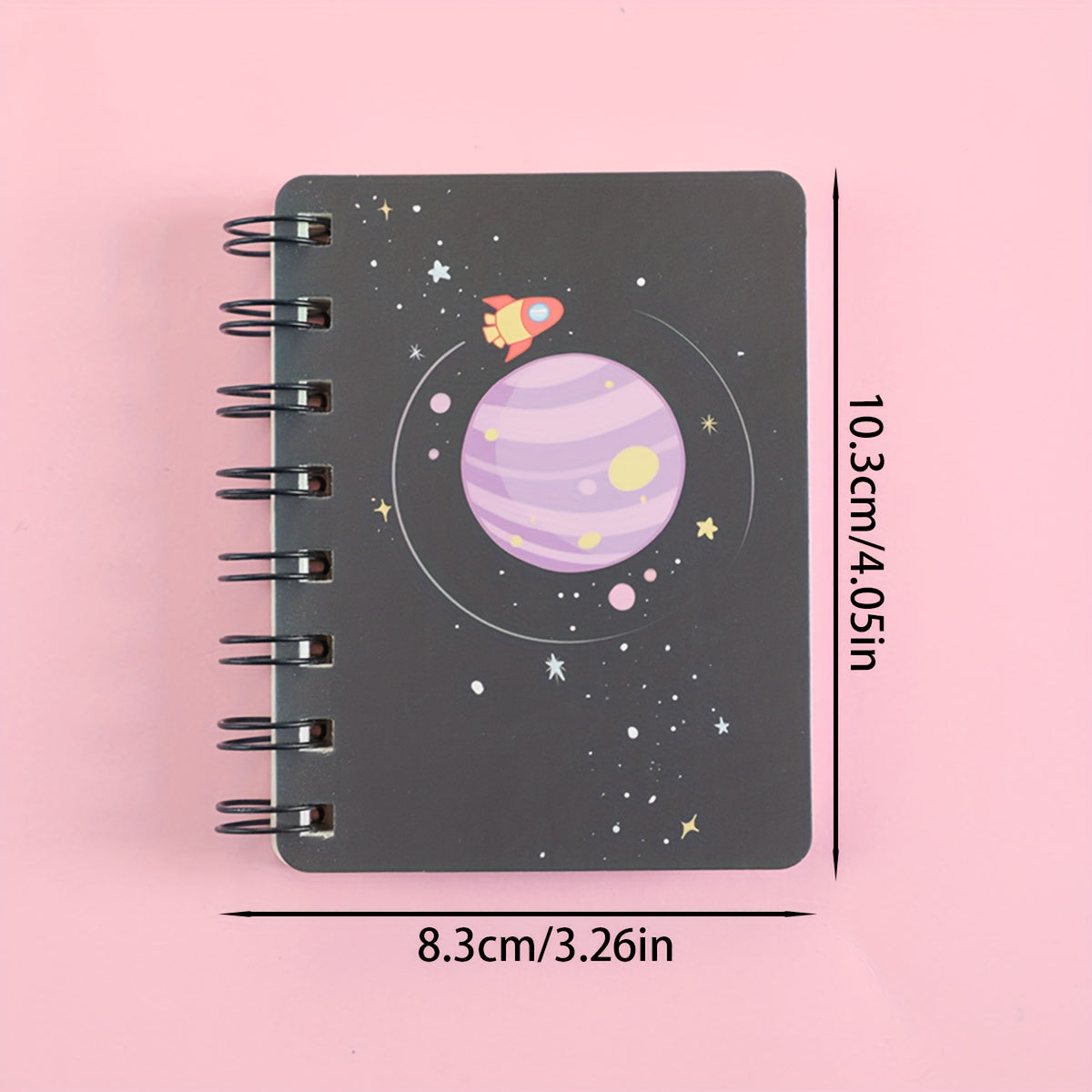 Dream Planet Side Flip Coil Book A7 Small Notebook
