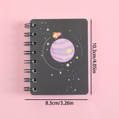 Dream Planet Side Flip Coil Book A7 Small Notebook