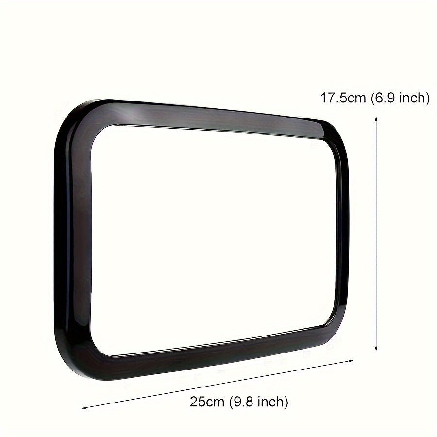 360 Rotating Safety Mirror for Children's Car Seats - Rectangular Convex L