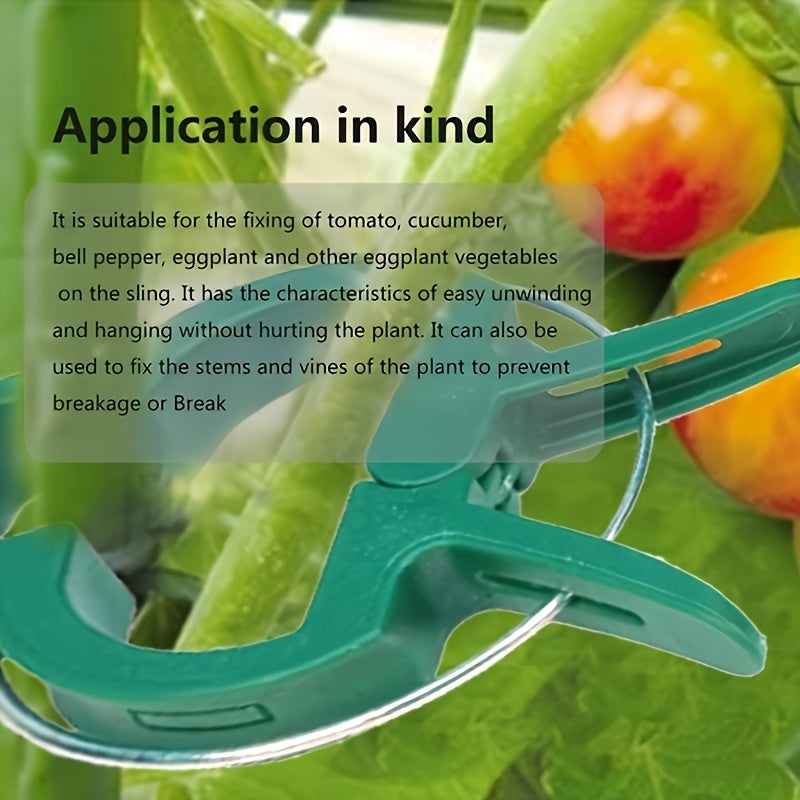 20pcs Plant Grafting Clips - Greenhouse Clamp Fastener Bracket