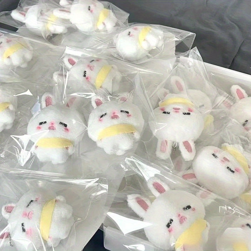 2pcs Rabbit Plush Toy Keychain Couple Gift Accessory Bag Charm